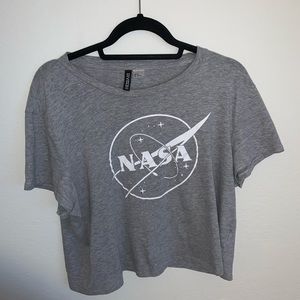 NASA cropped t shirt
